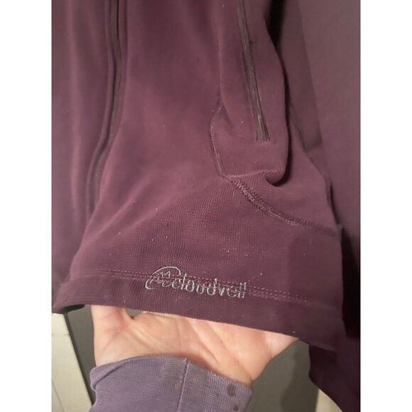 Cloudveil womens size large purple fleece jacket - Picture 3 of 4